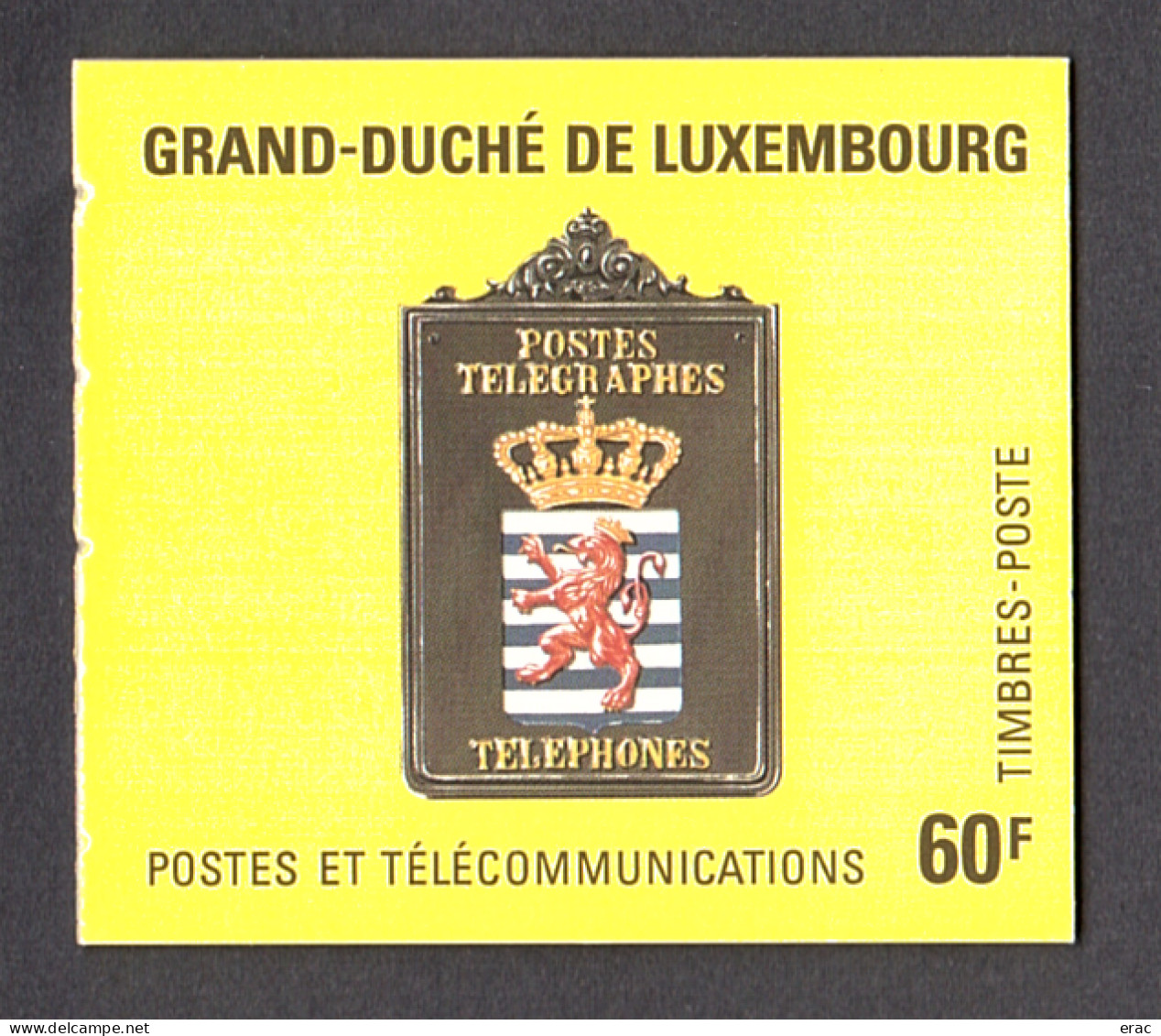 Luxembourg - 1991 - Carnet C1232 (YT N° 1232 Et 1233) - Neuf ** - Téléphone Ancien Et Boîte Aux Lettres Ancienne - Booklets