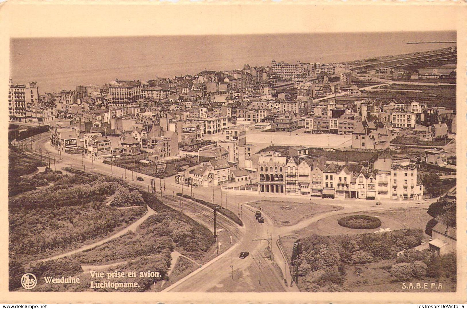 BELGIQUE - Wenduine - Vue Prise En Avion - Carte Postale Ancienne - Wenduine