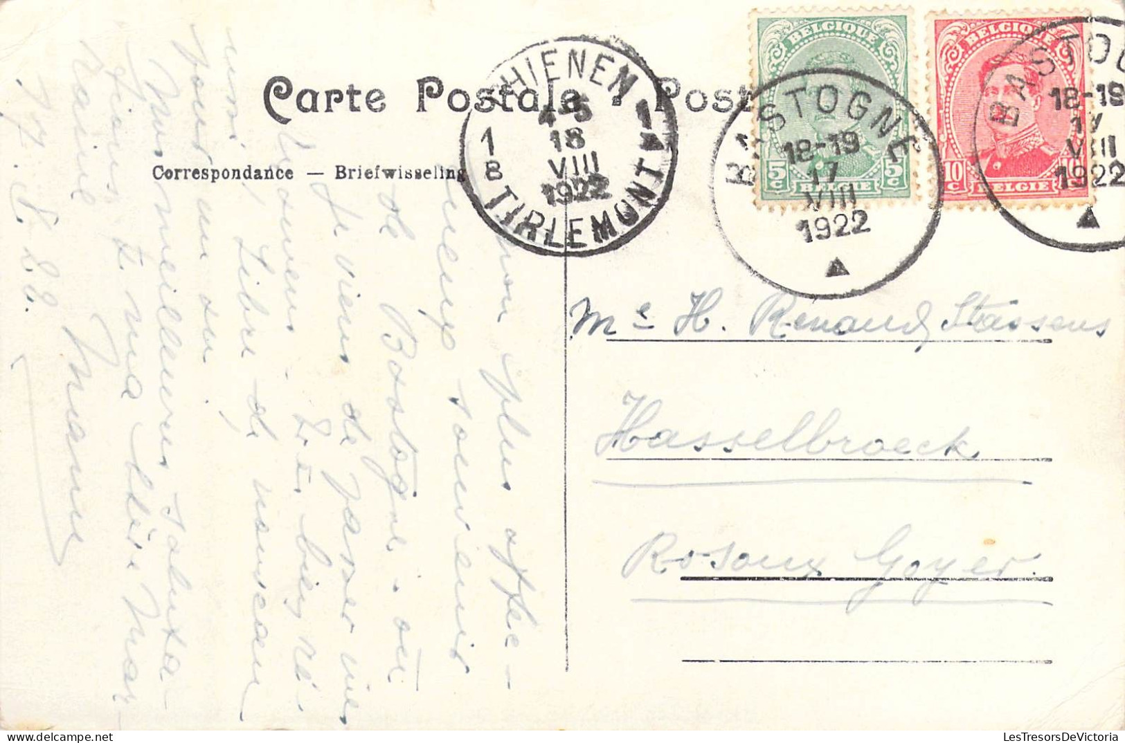 BELGIQUE - Bastogne - Chaire De Vérité - Carte Postale Ancienne - Bastogne