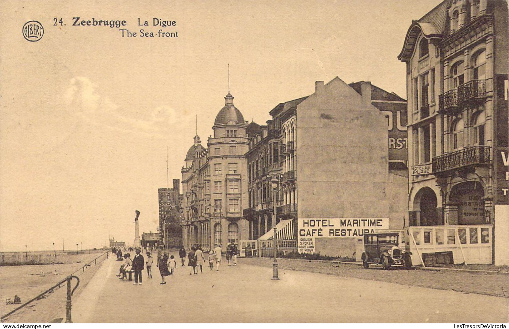 BELGIQUE - Zeebrugge - La Digue - Carte Postale Ancienne - Zeebrugge