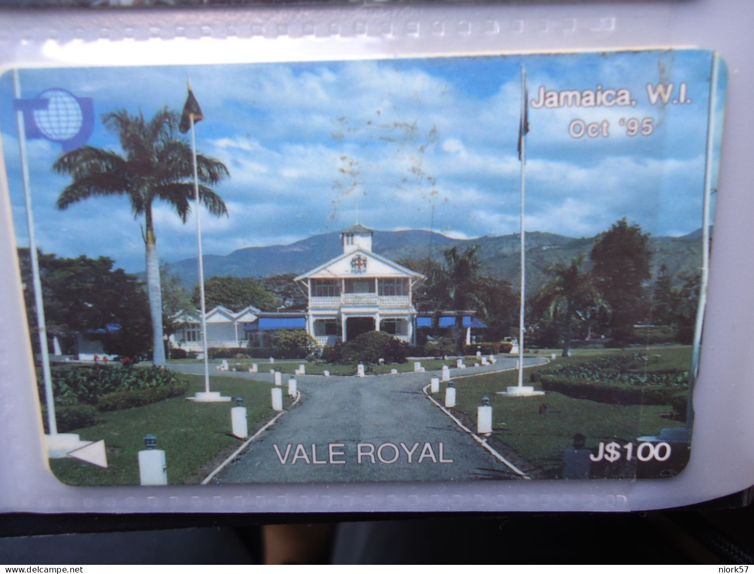 JAMAICA  USED CARDS    VALE ROYAL   MONUMENTS - Jamaica