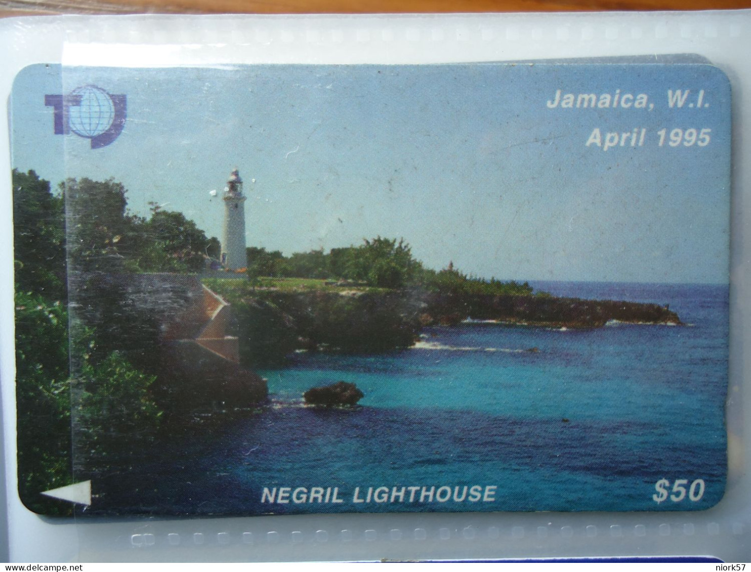 JAMAICA  USED CARDS LIGHTHOUSES  LANDSCAPES - Jamaica