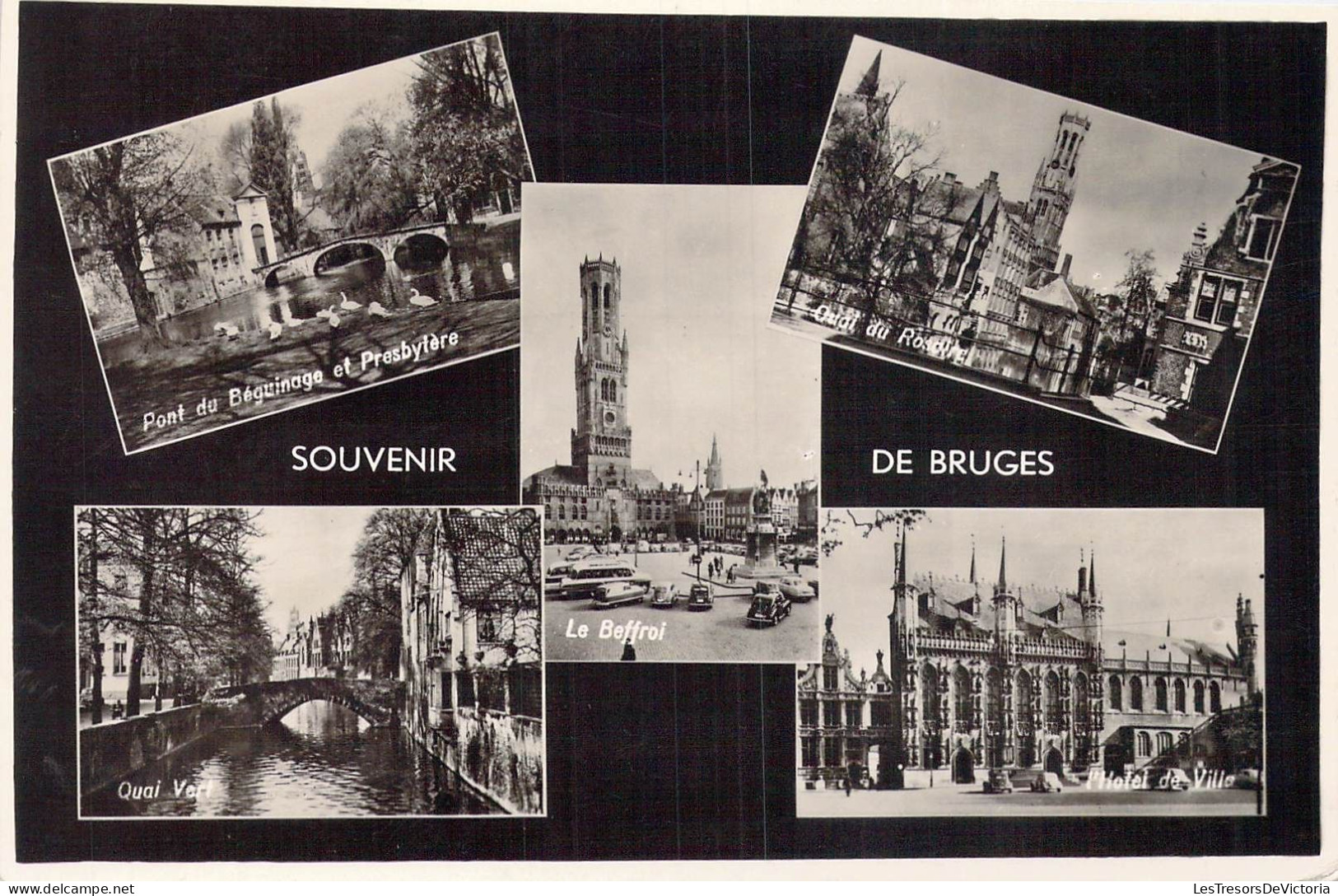 BELGIQUE - Bruges - Souvenir De Bruges - Différents Lieux De Bruges - Carte Postale Ancienne - Brugge