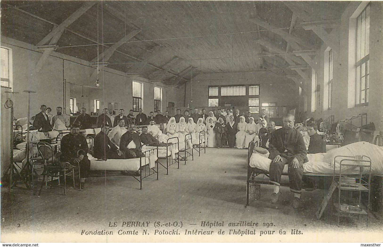 LE PERRAY Hôpital Auxiliaire 292 Durant La 1ère Guerre Mondiale - Le Perray En Yvelines