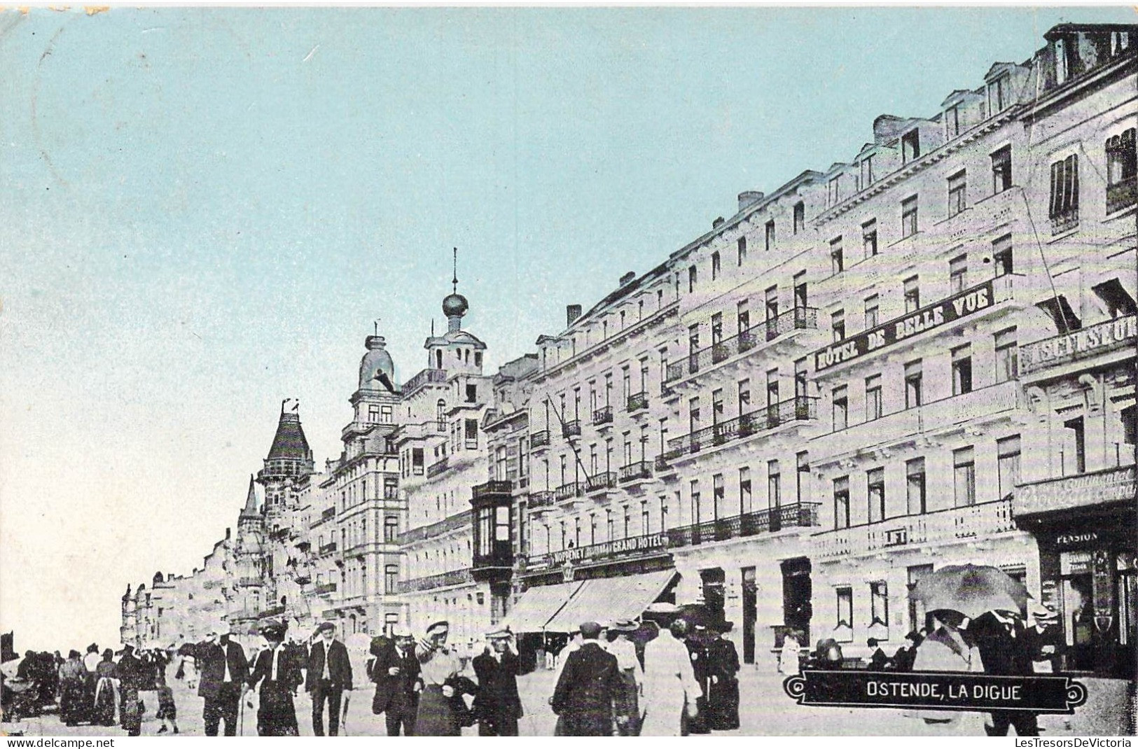 BELGIQUE - Ostende - La Digue - Carte Postale Ancienne - Oostende