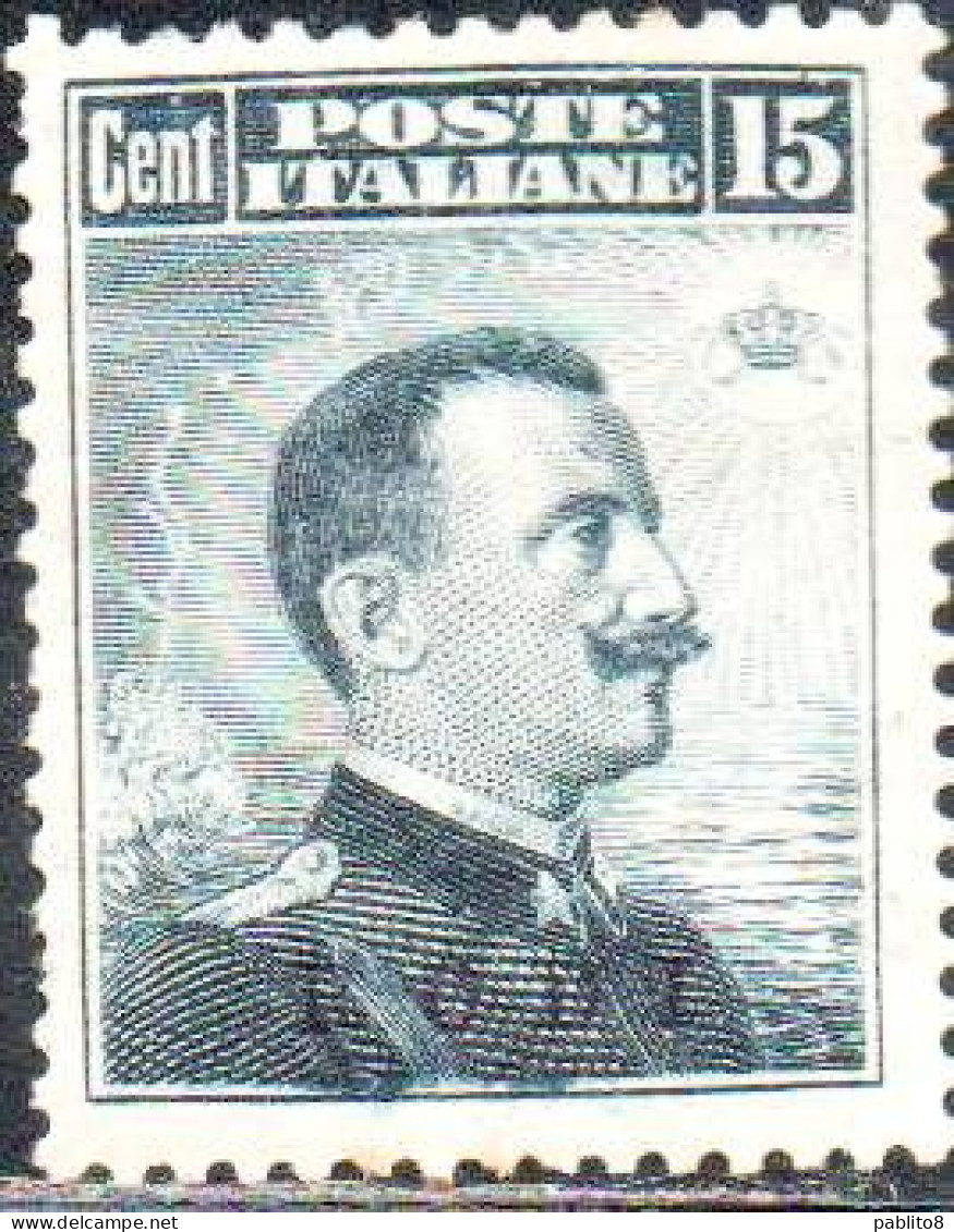 COLONIE ITALIANE EGEO 1912 RODI ITALY OVERPRINTED 15c MNH BEN CENTRATO - Egée (Rodi)