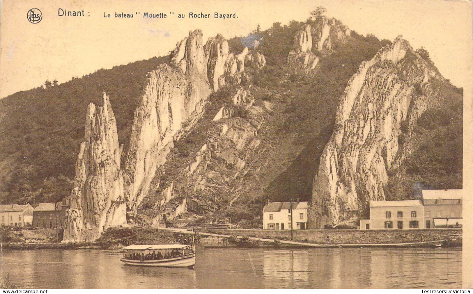 BELGIQUE - Dinant - Le Bateau " Mouette " Au Rocher Bayard - Carte Postale Ancienne - Dinant