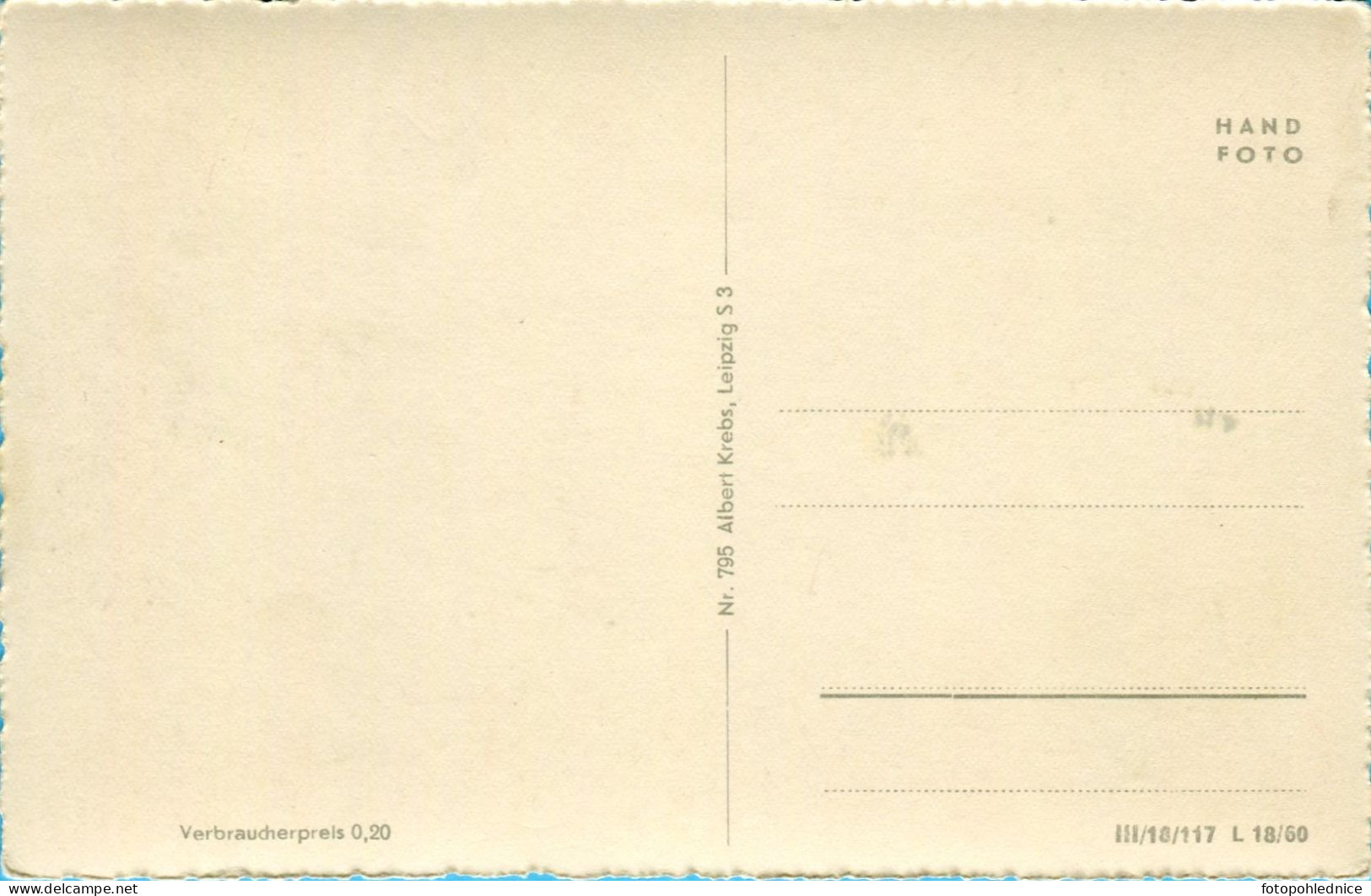 307  Lustschloß Pilnitz  Nr. 795 Albert Krebs  Leipzig - Pillnitz