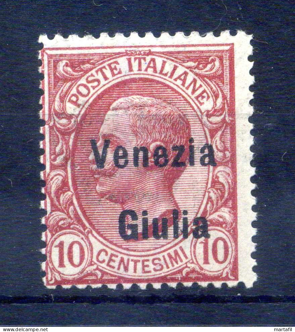 1918-19 VENEZIA GIULIA N.22 MNH ** 10 Centesimi, Francobolli D'Italia Sovrastampati - Vénétie Julienne