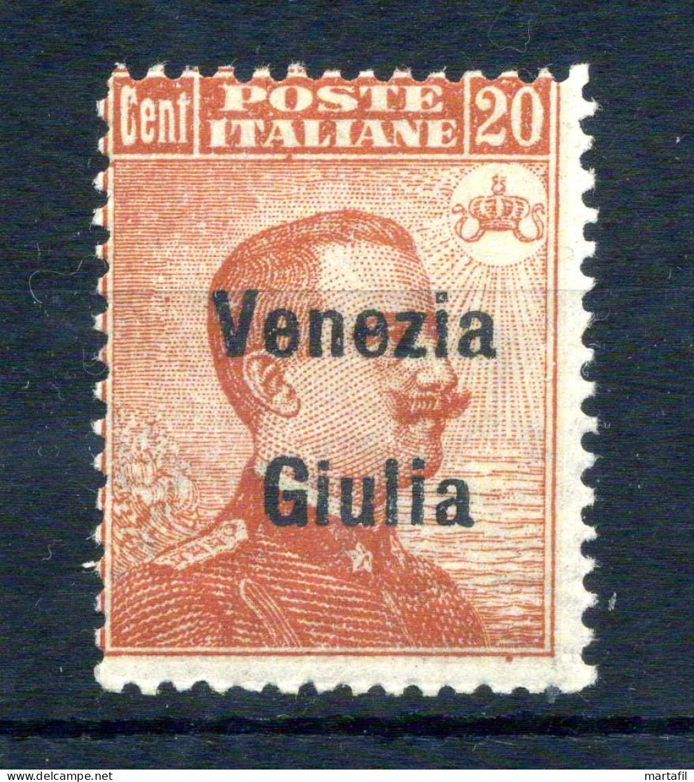 1918-19 VENEZIA GIULIA N.23 * 20 Centesimi, Francobolli D'Italia Sovrastampati - Vénétie Julienne