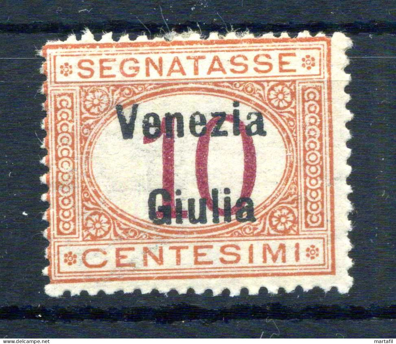 1918 VENEZIA GIULIA SEGNATASSE Tax N.2 *, Francobolli D'Italia Sovrastampati - Venezia Julia