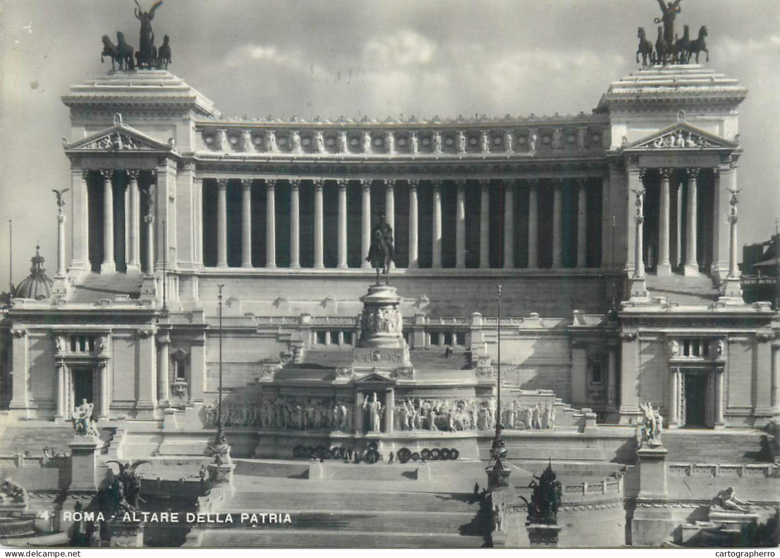 Postcard Italy Rome Altare Della Patria - Altare Della Patria