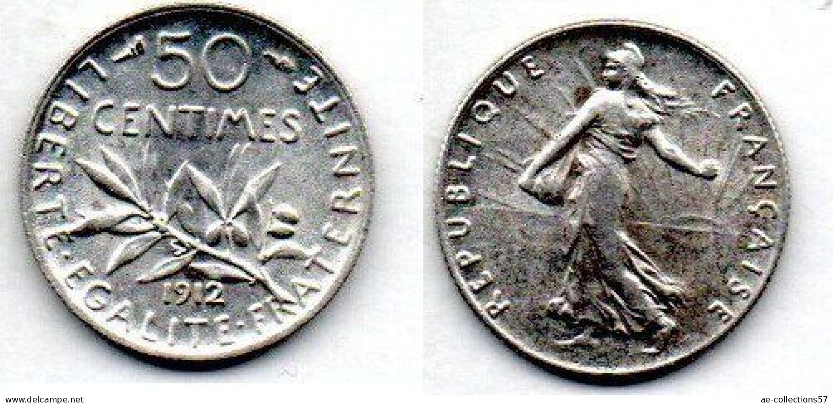 MA 22834 /  50 Centimes 1912 SUP - 50 Centimes