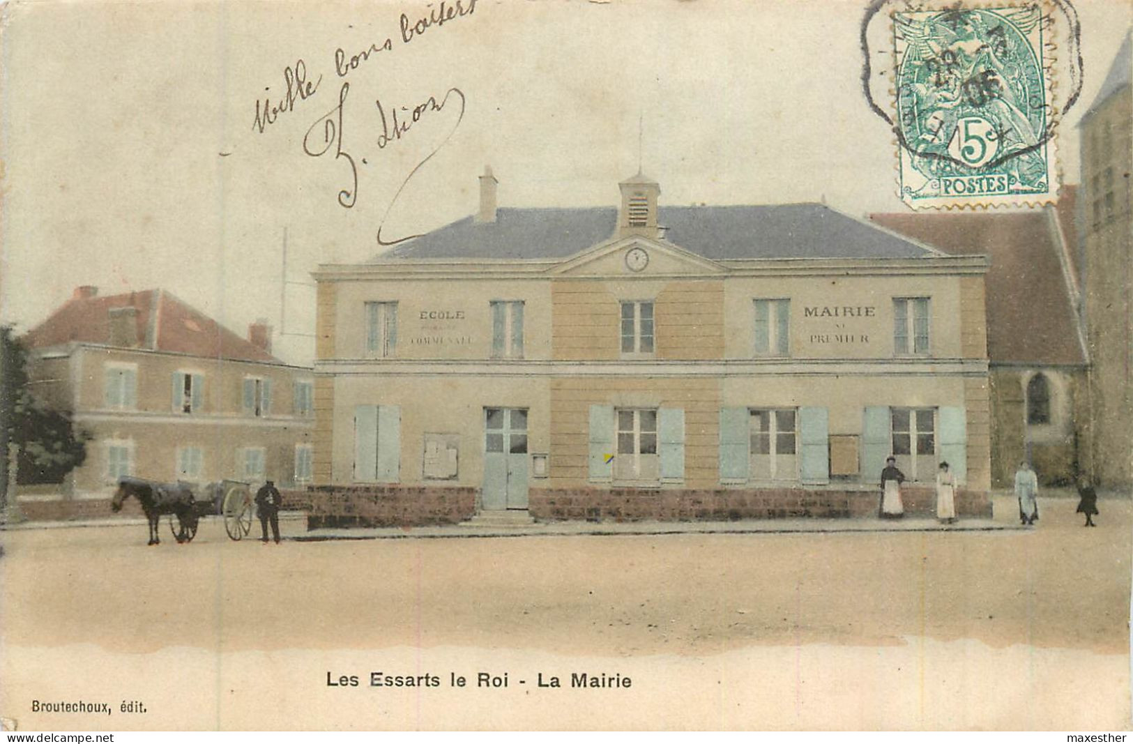 LES ESSARTS LE ROI  La Mairie - TOILÉE COULEUR - Les Essarts Le Roi