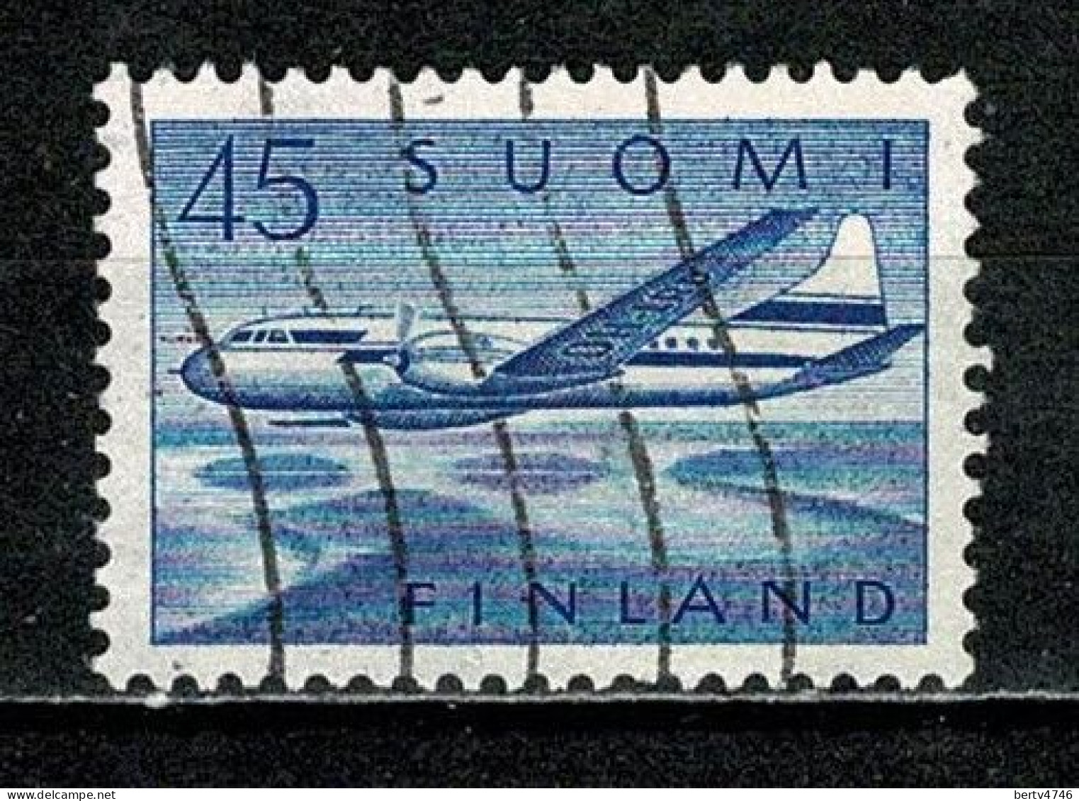 Finland 1958/1959 Yv. LP / PA  6,  (o) Used / Obl / Gebr - Used Stamps