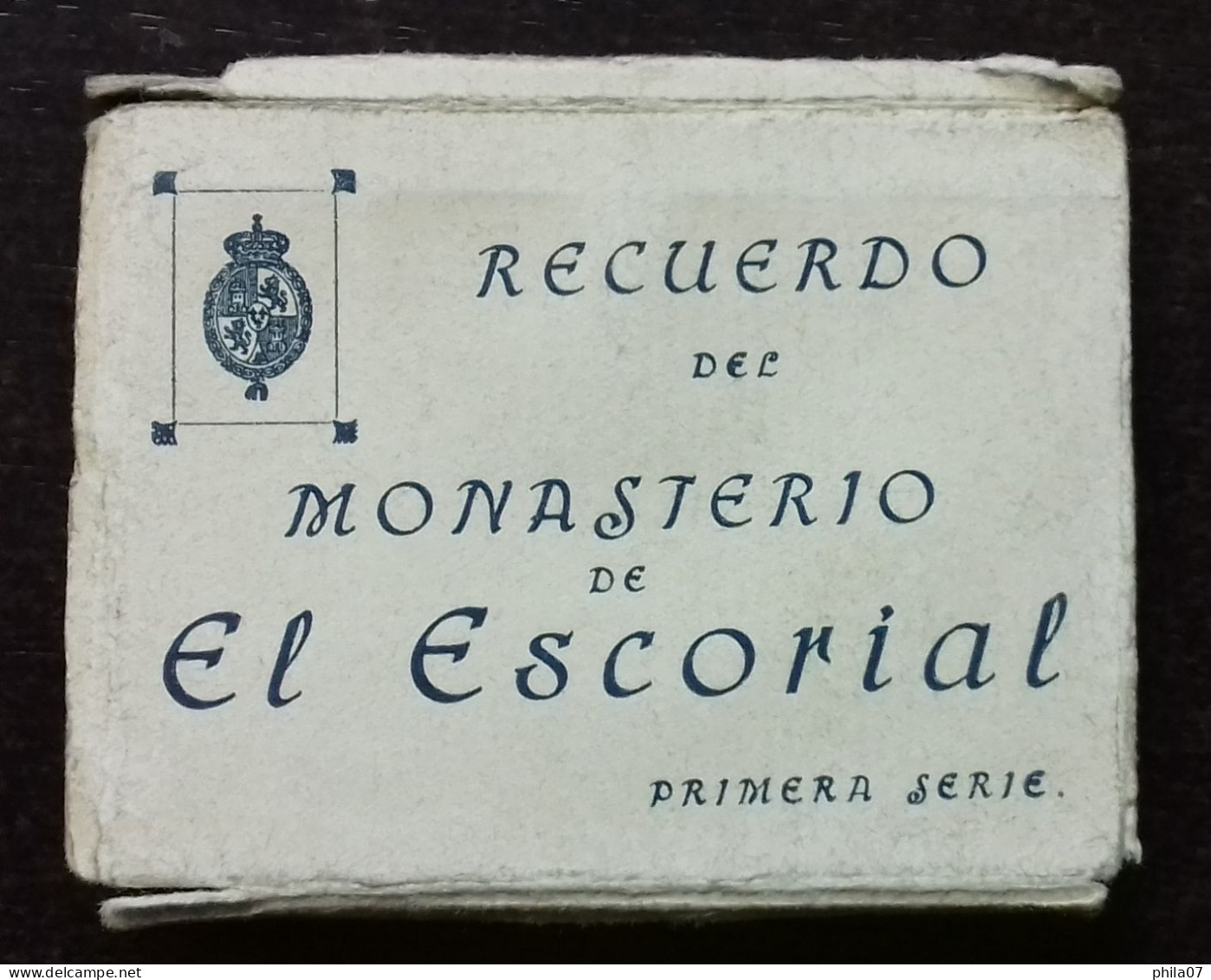 SPAIN - Recuerdo Del Monasterio De El Escorial, Primera Serie / 7 Images - Colecciones Y Lotes