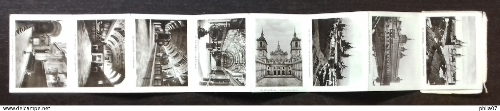 SPAIN - Recuerdo Del Monasterio De El Escorial, Primera Serie / 7 Images - Colecciones Y Lotes