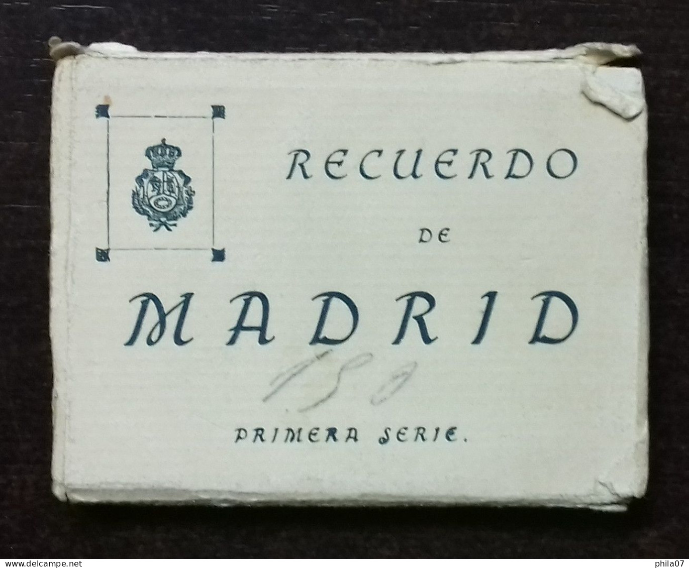 SPAIN - Recuerdo Madrid - Primera Serie / 9 Images - Colecciones Y Lotes