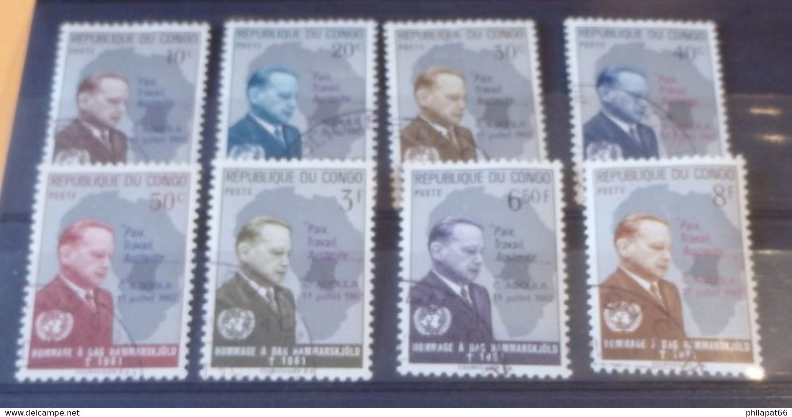 454 / 461 Gestempeld 1962 - Used Stamps