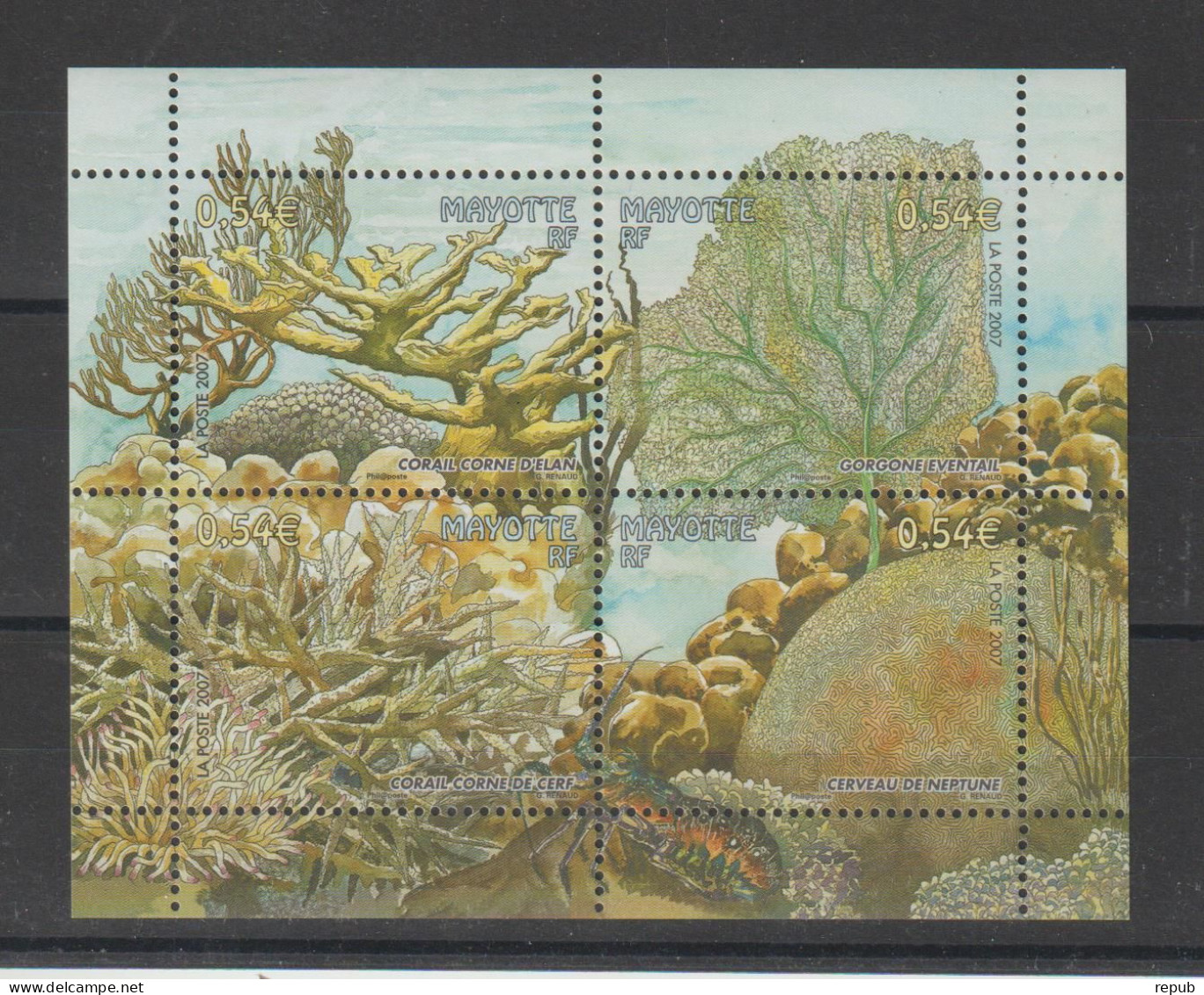 Mayotte 2007 Coraux 200-203, 4 Val ** MNH - Ungebraucht