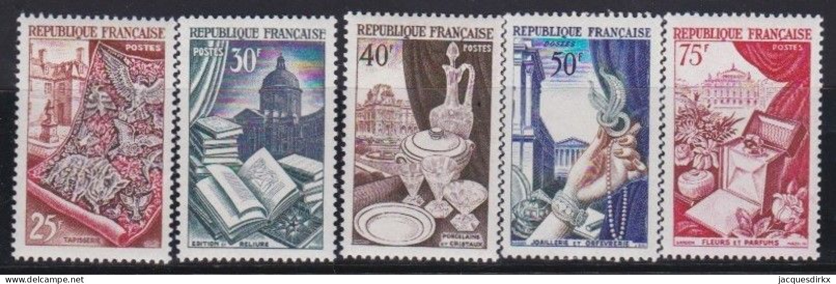 France  .  Y&T   .    970/974    .    **  (973: *)  .    Neuf Avec Gomme Et SANS Charnière - Unused Stamps