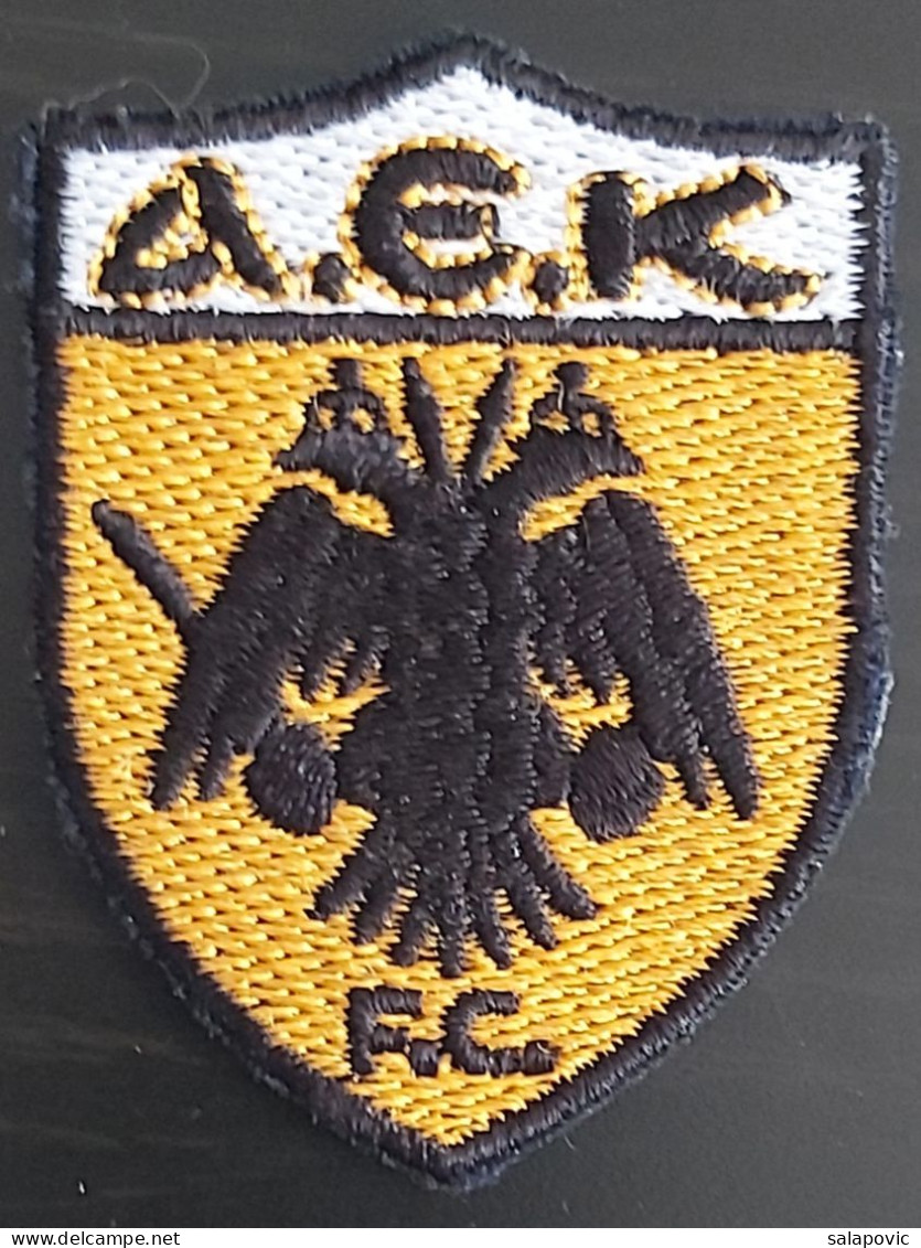 FC AEK Athens - Greece Football Club Soccer Fussball Calcio Futbol Futebo Patch - Habillement, Souvenirs & Autres