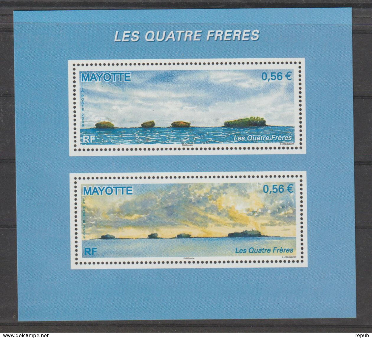 Mayotte 2009 Ilots Des 4 Frères 228-229, 2 Val Ou BF 6 ** MNH - Neufs