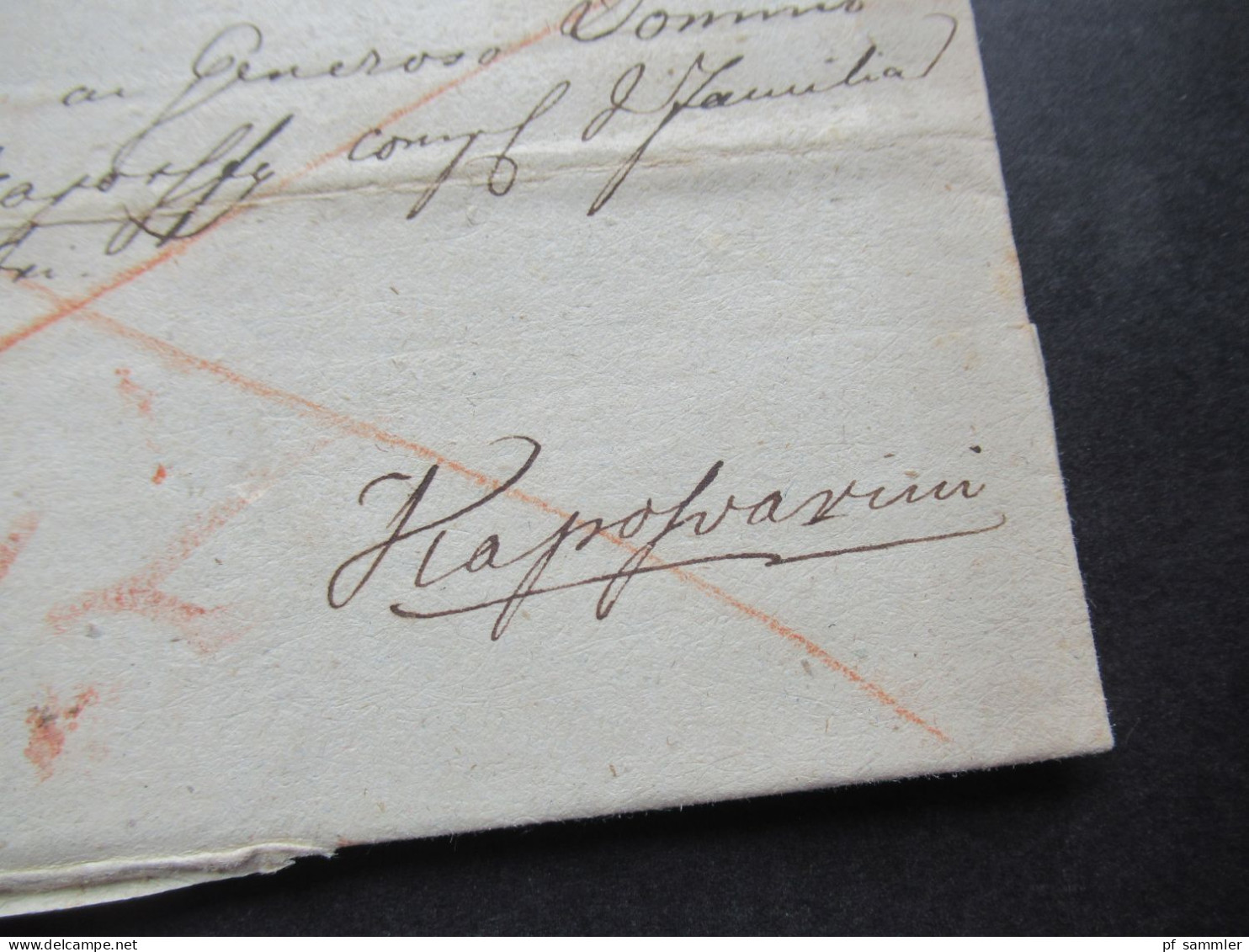 Österreich Ungarn Vorphila 1825 Ovalstempel Pest Mit Papiersiegel Nach Kaposvari / Kaposvarini Mit Inhalt Und Autograph - ...-1850 Voorfilatelie