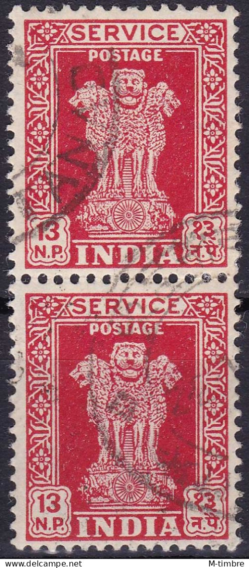 Inde (Service) YT 19 Mi 136I Année 1957-59 (Used °) - Official Stamps