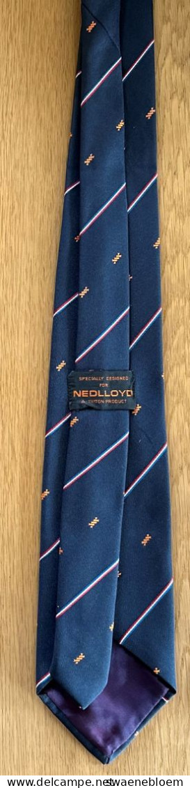 NL.- STROPDAS - NEDLLOYD - SPECIALLY DESIGNED FOR NEDLLOYD A TRITON PRODUCT. Necktie - Cravate - Kravate - Ties. - Cravates