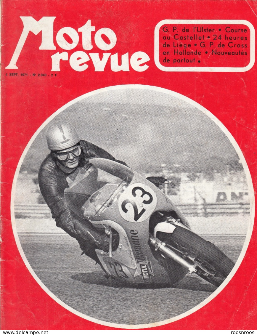 MOTO REVUE N° 2040 - 1971 -  GP DE L'ULSTER - CASTELLET - 24H DE LIEGE - Moto