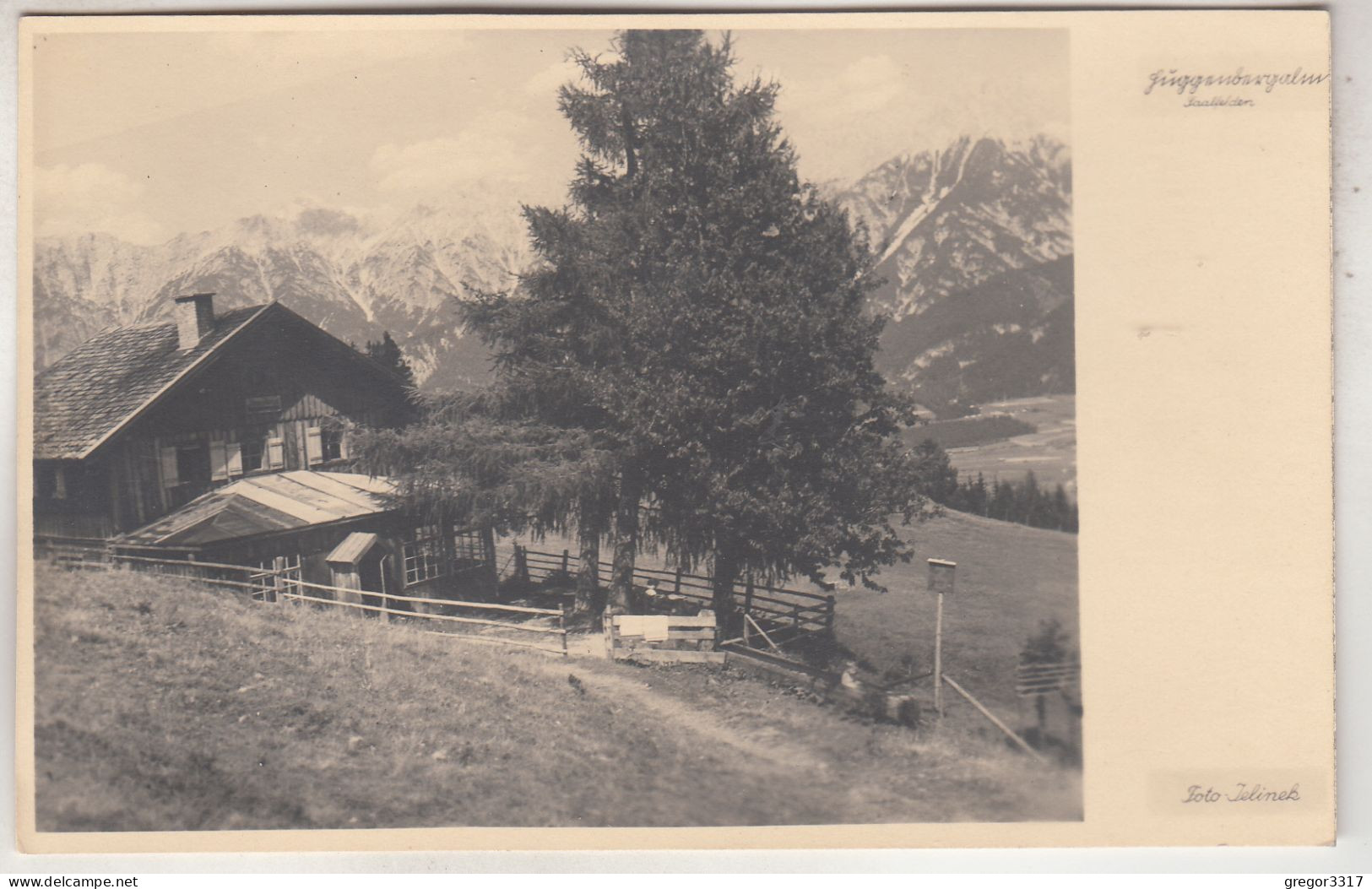 C8965) HUGGENBERGALM - SAALFELDEN - Foto JELINEK - Tolle Alte FOTO AK - Saalfelden