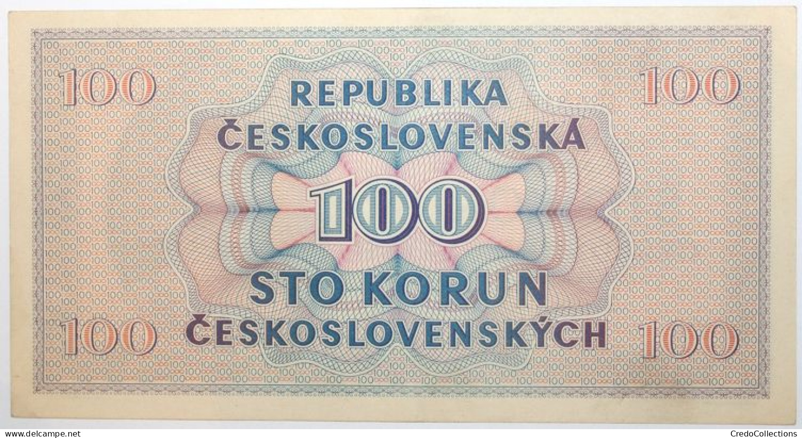Tchécoslovaquie - 100 Korun - 1945 - PICK 67a - SPL - Checoslovaquia