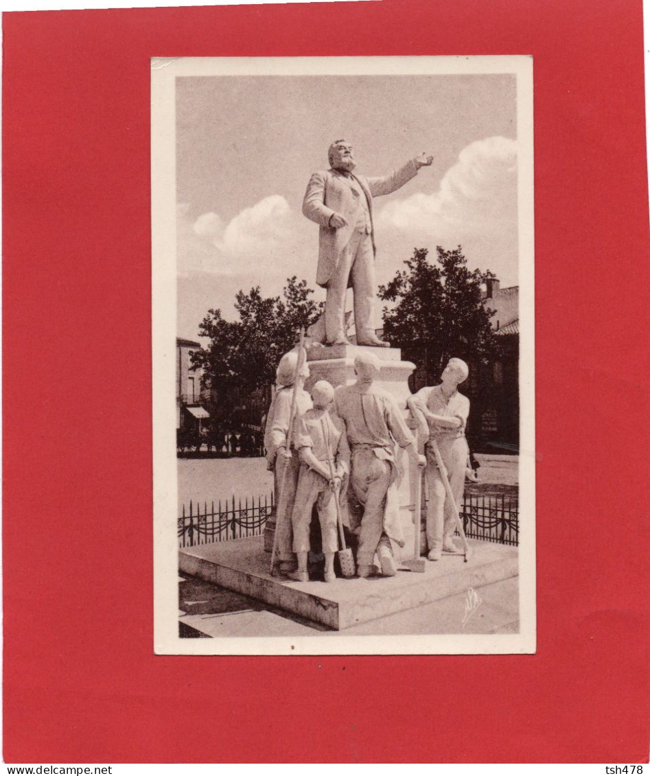 81-----CARMAUX---Monument Du Grand Tribun Jaurès---voir 2 Scans - Carmaux