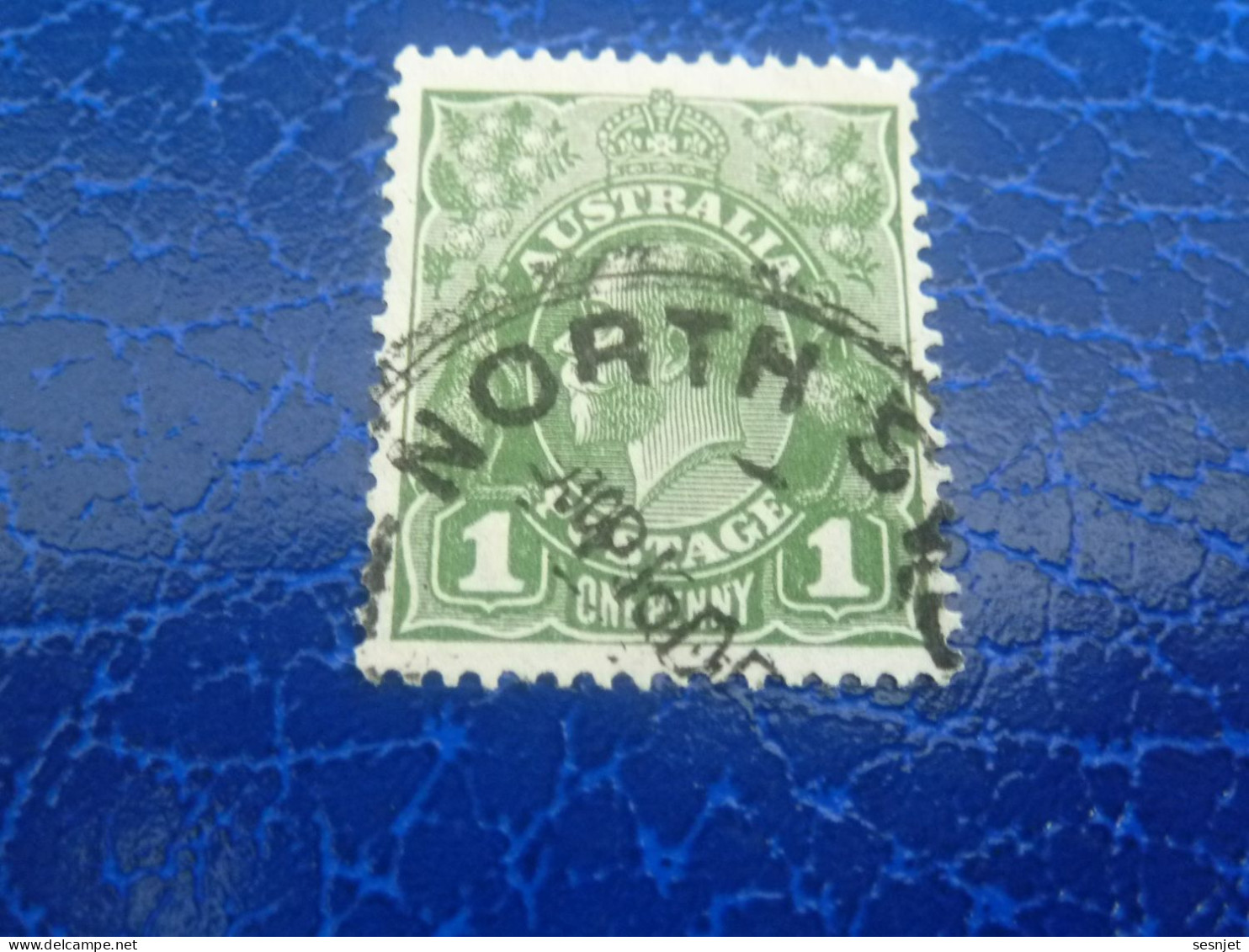 Australia - George V - One Penny - 1 - Yt 36 - Vert - Oblitéré - Année 1923 - - Oblitérés