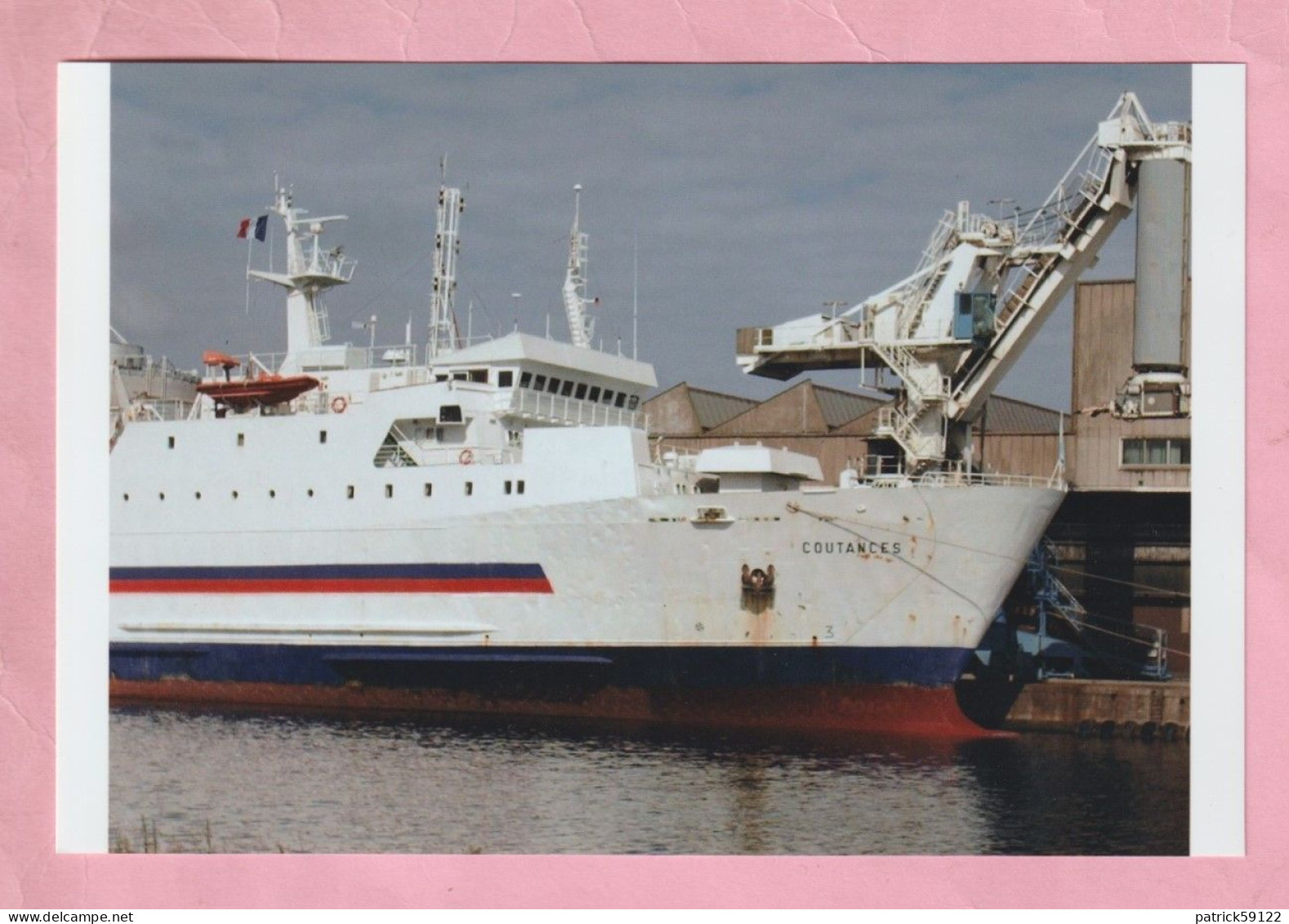 PHOTOGRAPHIE - PORT DE DUNKERQUE - BRITTANY FERRIES   " COUTANCES  " (9) FERRY BOAT / PAQUEBOT - Boats