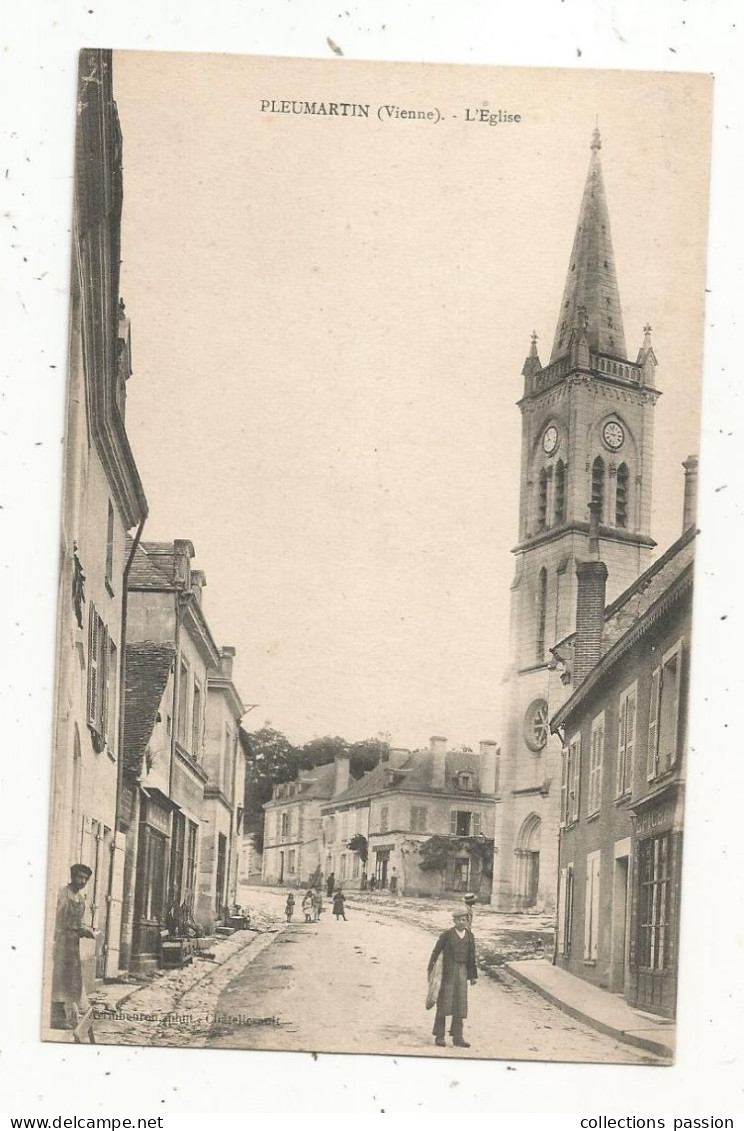 JC, Cp, 86, PLEUMARTIN,  L'église, Vierge - Pleumartin