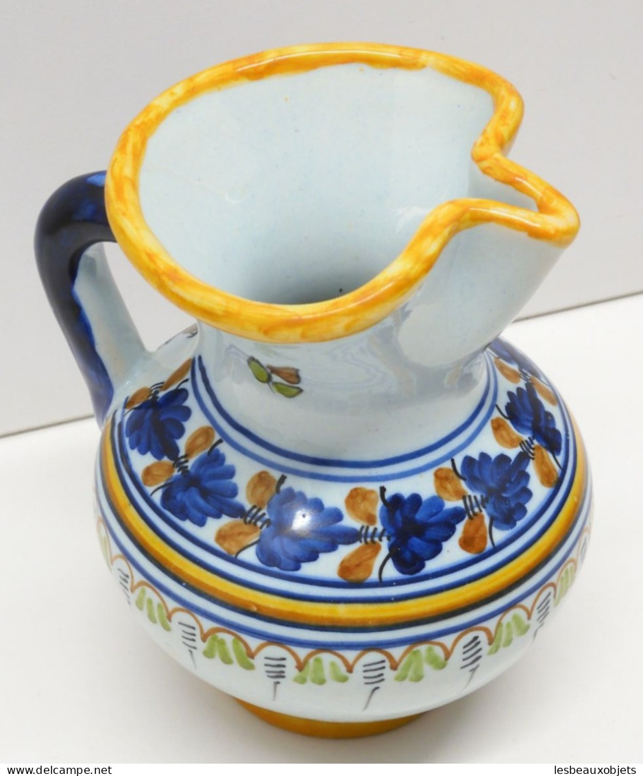 -PETIT PICHET VASE CERAMIQUE TALAVERA EL CARMEN ESPAGNE COLLECTION DECO XXe   E - Talavera/Toledo (ESP)