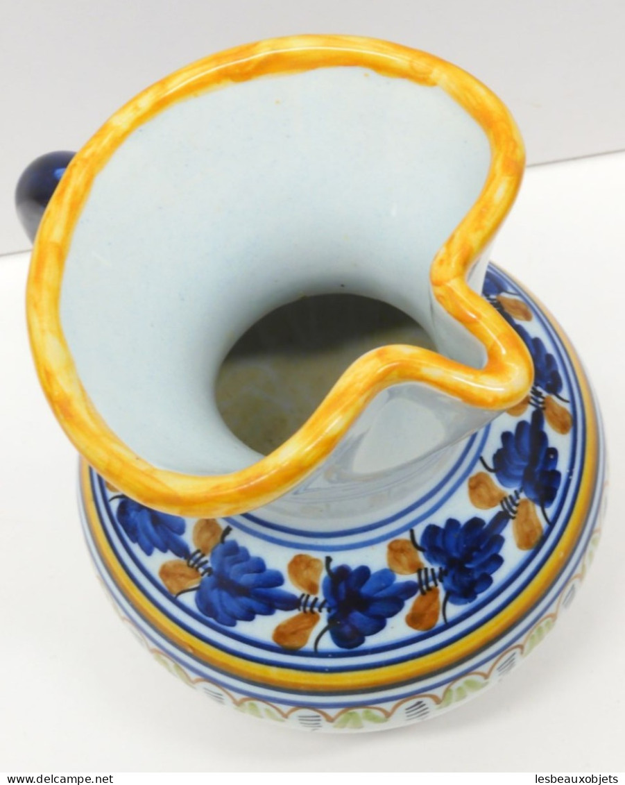 -PETIT PICHET VASE CERAMIQUE TALAVERA EL CARMEN ESPAGNE COLLECTION DECO XXe   E - Talavera/Toledo (ESP)