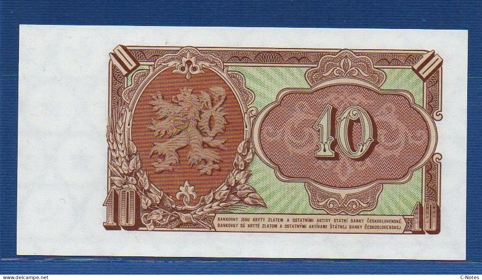 CZECHOSLOVAKIA - P.83a – 10 Korún Československých 1953 UNC, S/n CP 039259 - Czechoslovakia