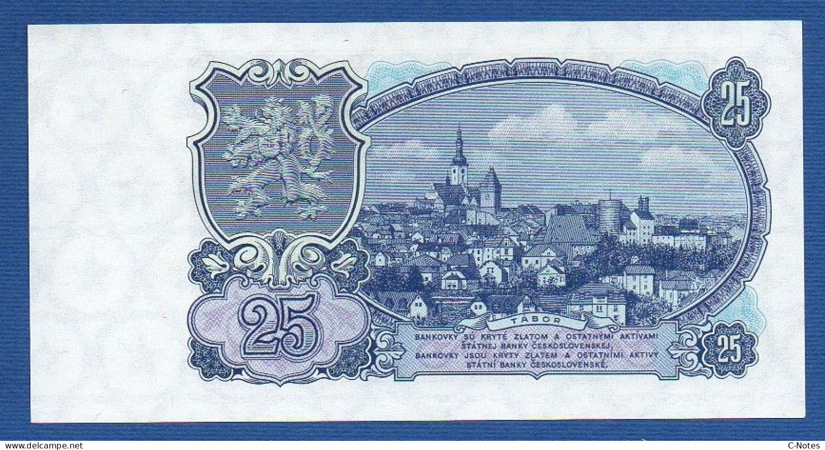 CZECHOSLOVAKIA - P.84a – 25 Korún Československých 1953 UNC, S/n BD671649 - Tchécoslovaquie