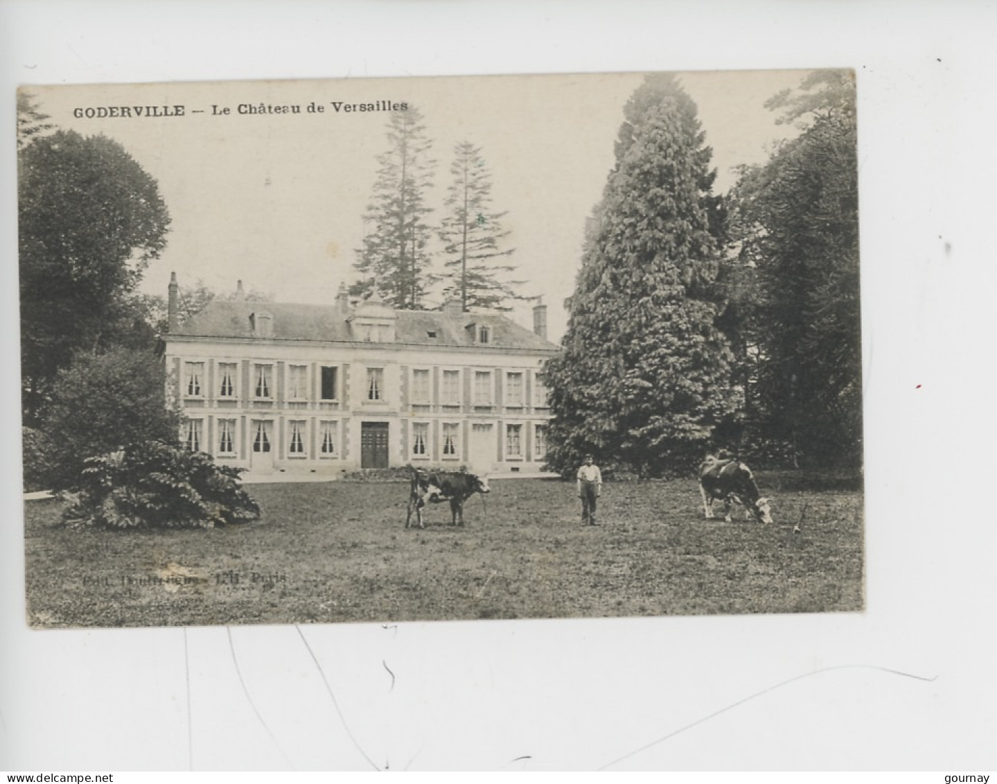 Goderville - Château De Versailles - Animée Vache - Goderville