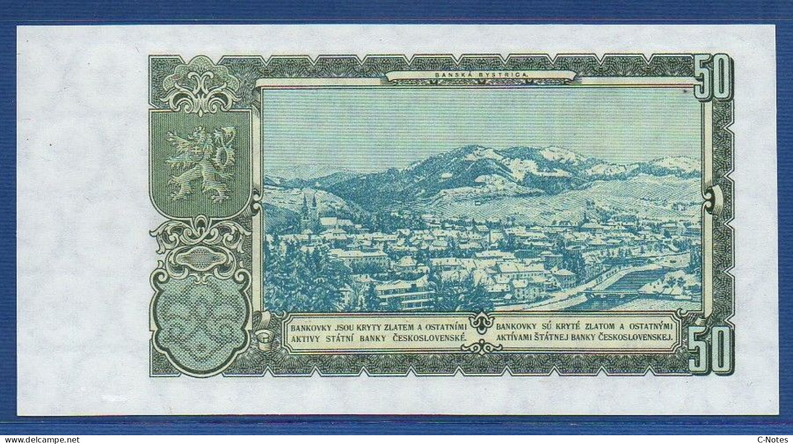 CZECHOSLOVAKIA - P.85a – 50 Korún Československých 1953 UNC, S/n BA943510 - Tchécoslovaquie