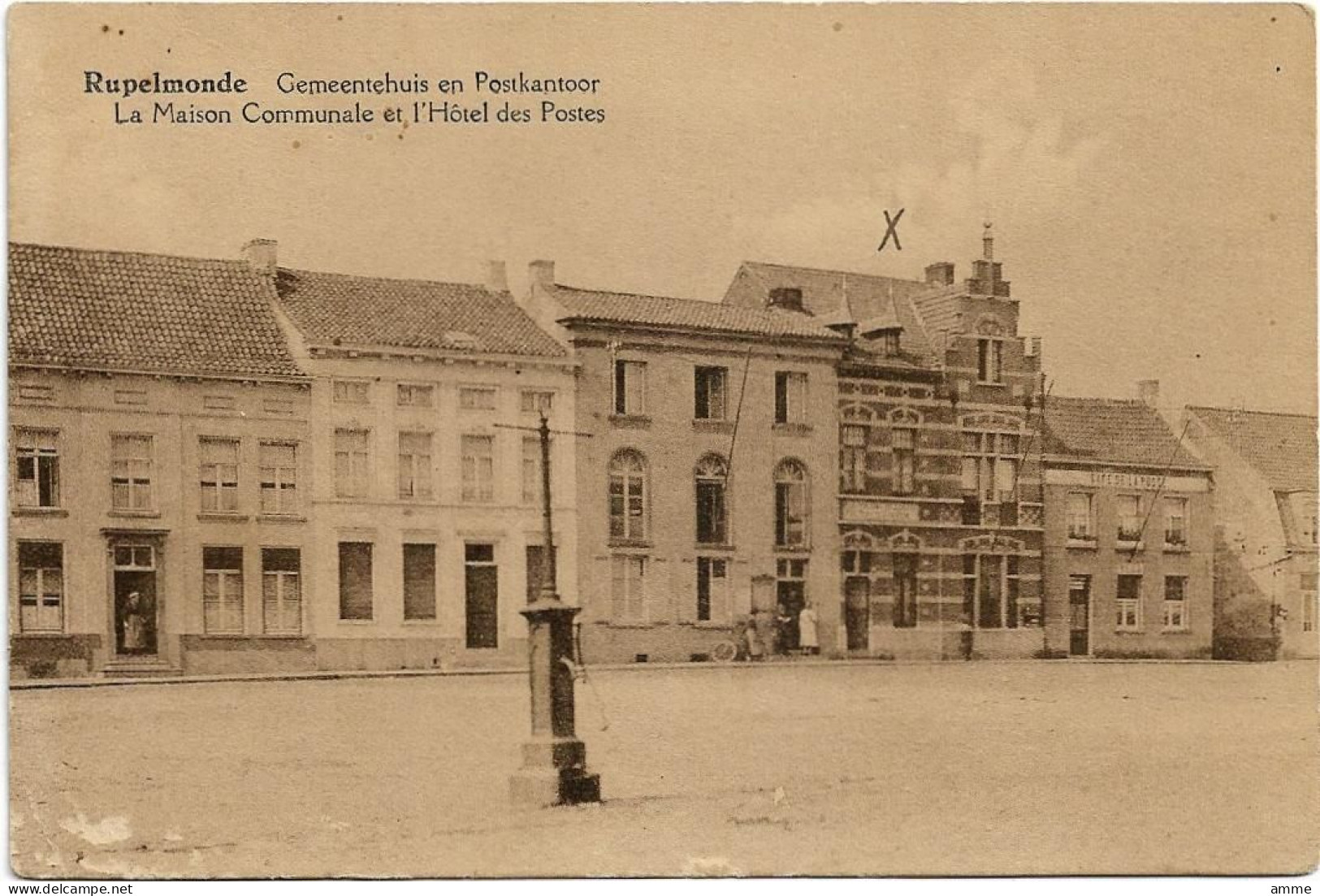 Rupelmonde  *  Gemeentehuis En Postkantoor - Maison Communale Et L'Hôtel Des Postes - Kruibeke