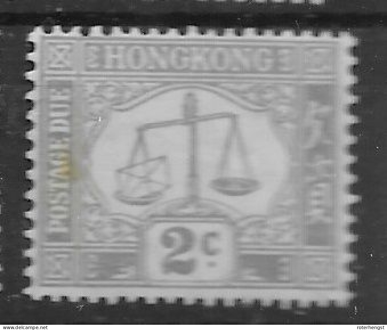 Hong Kong Mint Low Hinge Trace 1938 Normal Paper 20 Euros - Strafport