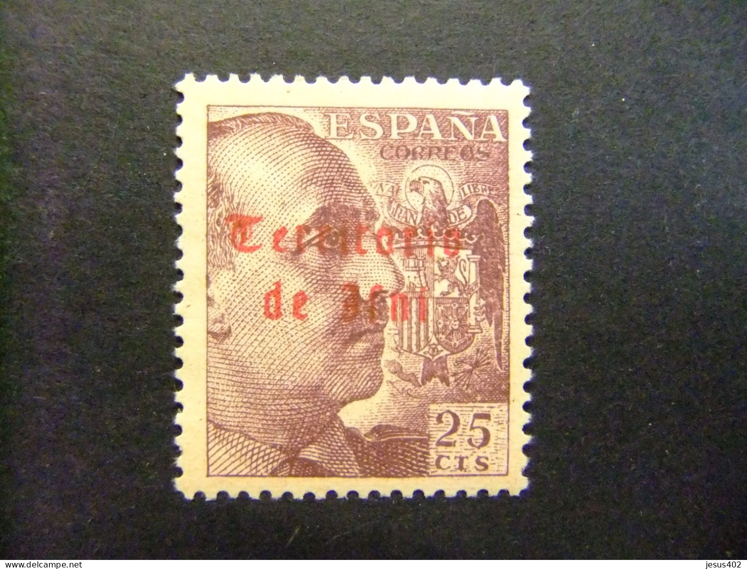 IFNI 1948 FRANCO ESPAÑA HABILITADO IFNI EDIFIL 43 ** MNH YVERT 35 ** MNH - Guinea Española