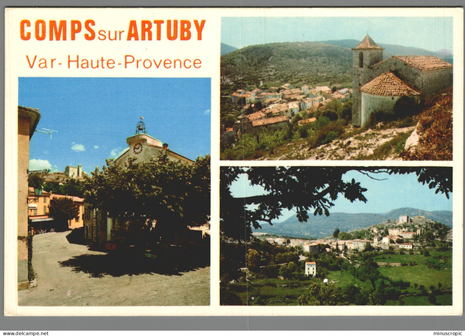 CPM 83 - Comps Sur Artuby - La Ville Située à L'entrée Des Gorges Du Verdon - Comps-sur-Artuby