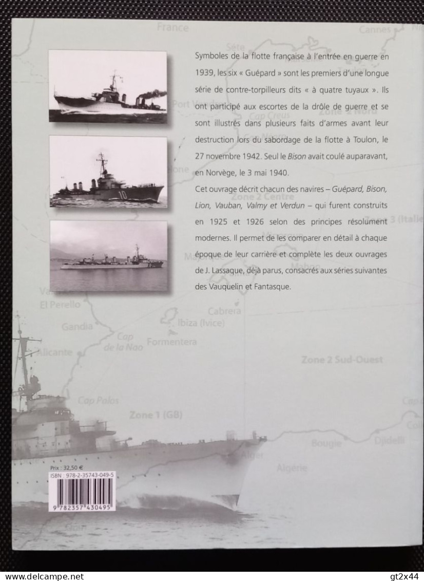 Les Contre-Torpilleurs Type Guépard 1928-1942, Par Jean Moulin,ISBN 978235743049522 - Boten