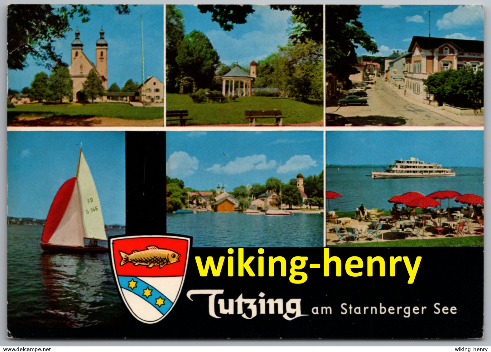 Tutzing - Mehrbildkarte 1   Am Starnberger See - Tutzing