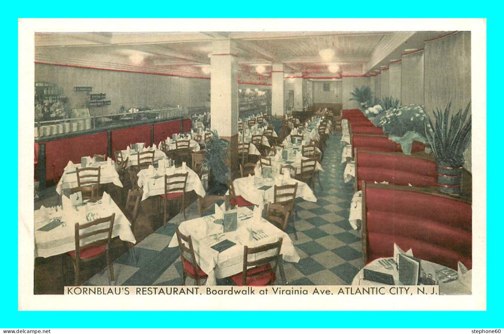 A001 / 057 ATLANTIC CITY KORNBLAU'S RESTAURANT Boardwalk At Virainia Ave. - Atlantic City